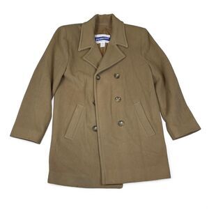 Pendleton Wool Peacoat Womens 8 Brown Virgin Wool Classic Coat